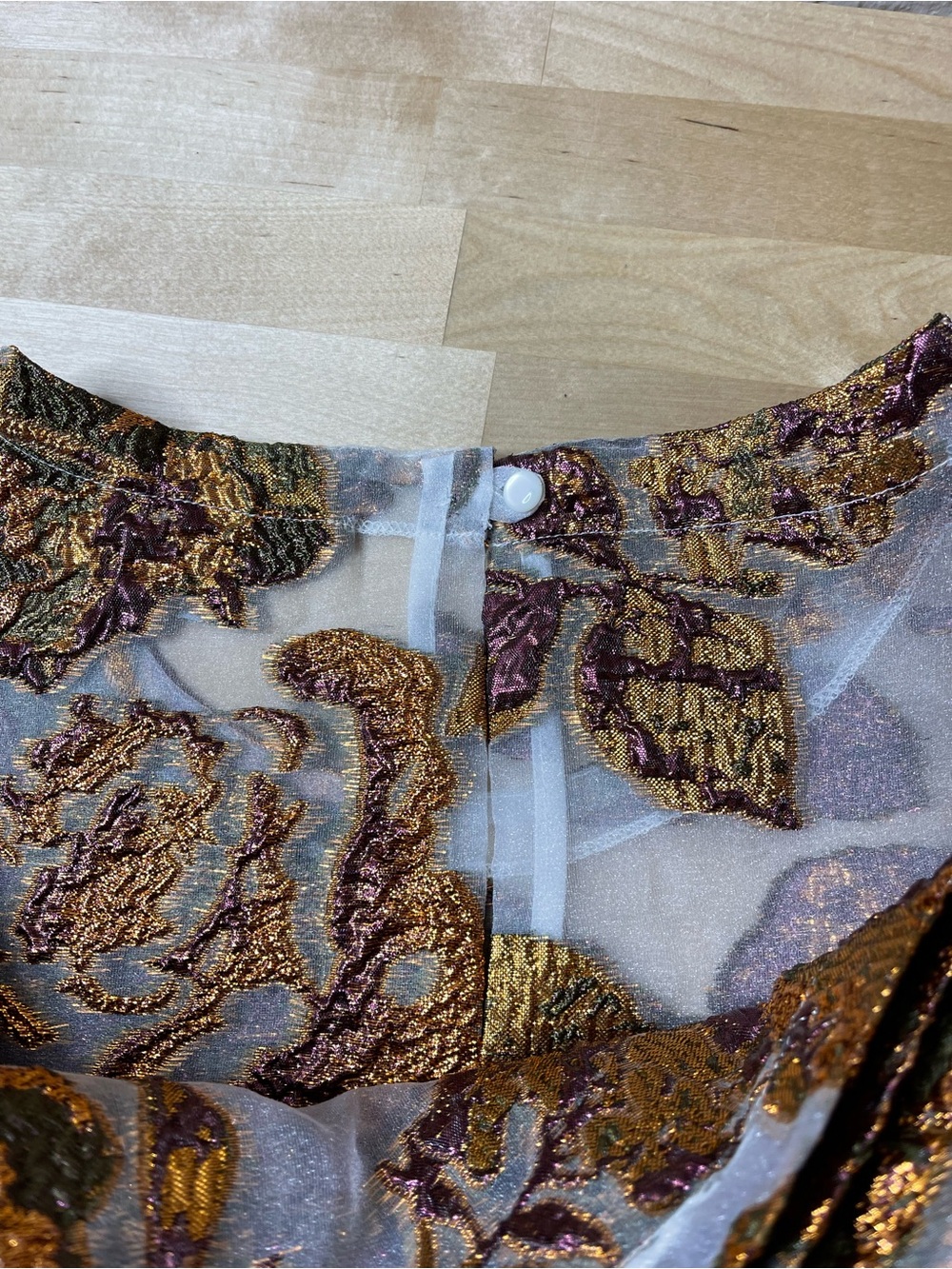 Wingate TABBY TOP -071 Bronze Size 1=M Bell Sleeve Blouse - Picture 13 of 16